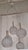 Goldenrod Vintage Five-Light Cascade Lamp with White Plastic Frame and Frosted Glass Shades, 1970s For Sale - Image 8 of 9