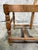 Vintage French Rush Seat Back Oak Dining Chairs Set of Four Bleached Farmhouse For Sale - Image 10 of 17