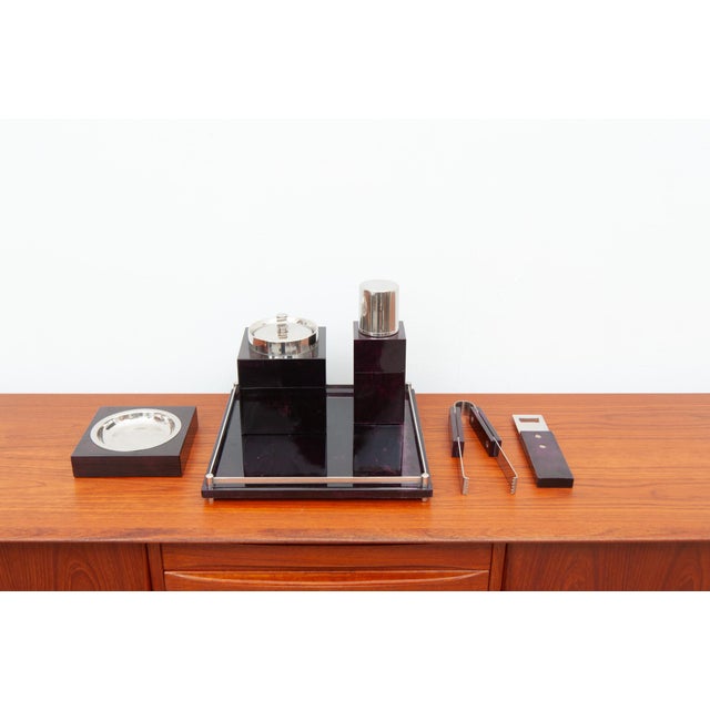 Cocktail Bar Set by Aldo Tura, 1950s, Set of 5 For Sale - Image 13 of 13