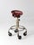 Vintage Industrial Rolling Stool With Cast Iron Tractor Seat For Sale - Image 13 of 18