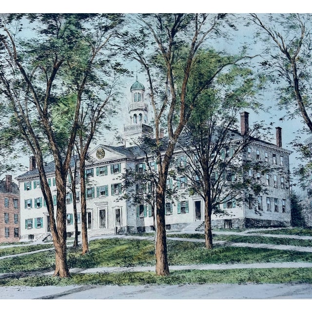 Early 20th Century Dartmouth College Early 20th Century Antique Print For Sale - Image 5 of 5