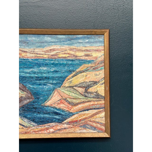 Alvar Andersson, Sea View, 1950s, Oil on Canvas, Framed For Sale - Image 5 of 16