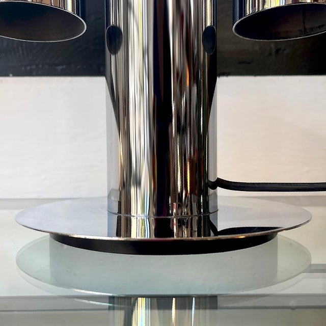 Metal Table Lamp attributed to Aldo Nason for Mazzega, Italy, 1960s For Sale - Image 7 of 14