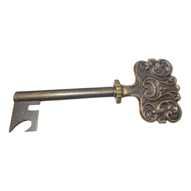Baroque Key as Bottle Opener and Corkscrew by Carl Auböck for Werkstätte, 1950s For Sale