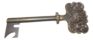 Baroque Key as Bottle Opener and Corkscrew by Carl Auböck for Werkstätte, 1950s