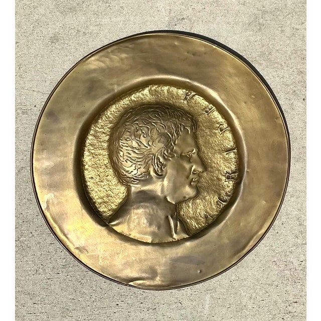 Vintage Profile Relief Medallion For Sale - Image 13 of 17
