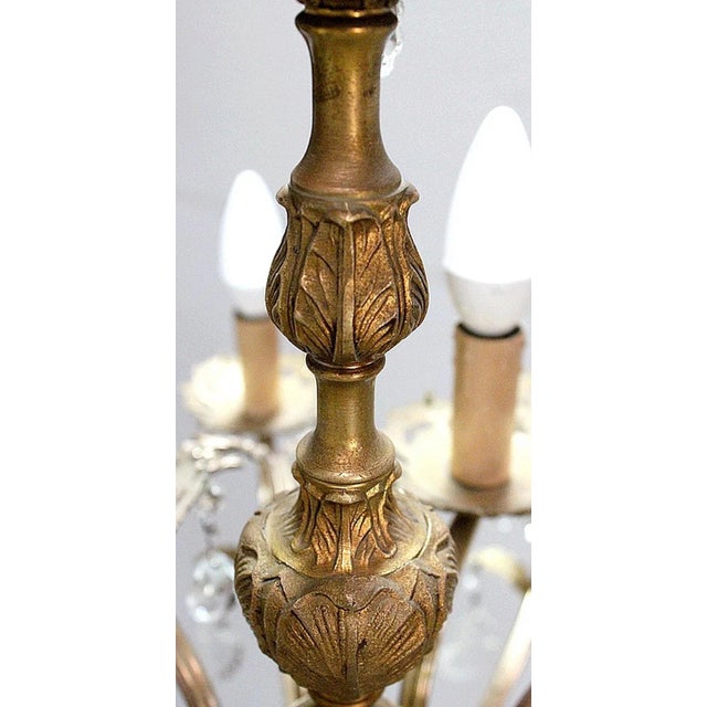 Crystal Chandelier, 1950s For Sale - Image 12 of 18