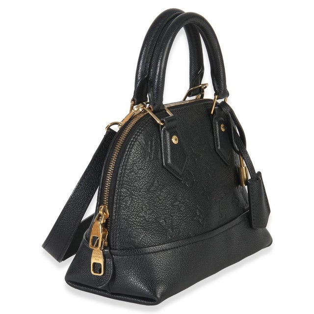 Contemporary Black Monogram Empreinte Neo Alma BB For Sale - Image 3 of 9