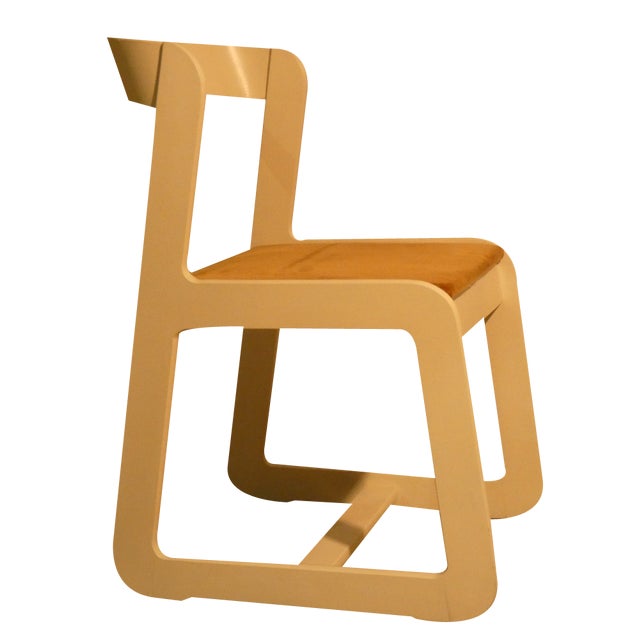 Velvet and Wood Chairs by Mario Sabot, Italy, 1970s, Set of 6 For Sale