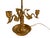 Traditional Vintage Wildwood French Empire Candlestick Bouillotte Bronze Table Lamp Triple Swans 25.5" Made in 1980s For Sale - Image 3 of 10
