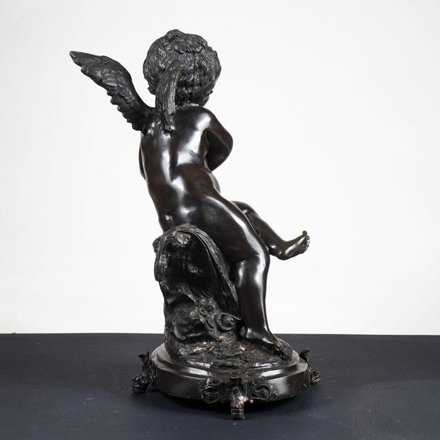 Putto Sculpture by Moreau, 1890s For Sale - Image 3 of 10