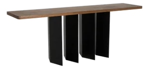 NOIR Delta Console with Metal Base