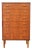 1950s Danish Teak 6 Drawer Dresser For Sale