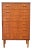 Danish Teak 6 Drawer Dresser For Sale