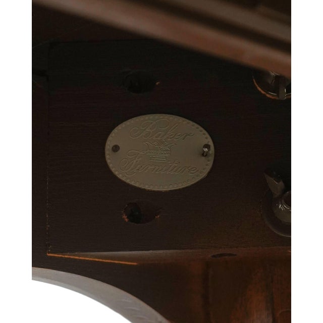 Baker French Louis XV Oak Parquetry Extension Dining Table For Sale - Image 18 of 18