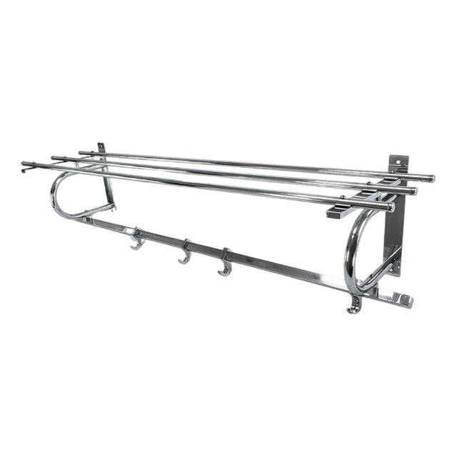 Art Deco Coat Rack in Chrome, 1930s For Sale