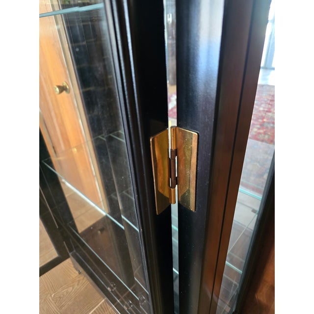 Vintage Mid Century Modern Designer Signed Vitrine Showcase For Sale - Image 9 of 10