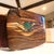 For your consideration, a vintage modernist buckle belt "La Nueva Era Dorada". Brass with walnut wood and stones....