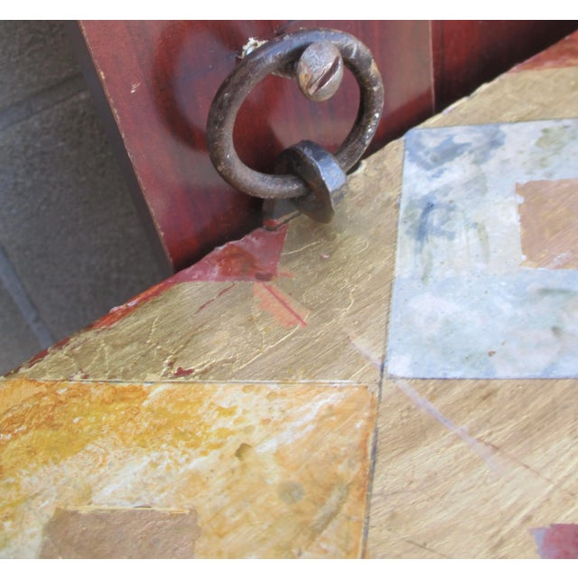 Italian Gilt Carved Wood Wall Console Early 20th For Sale - Image 9 of 11