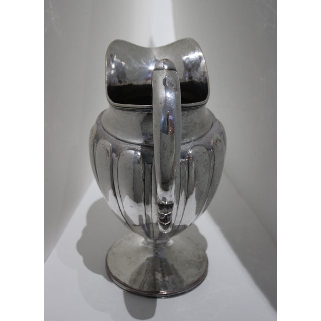 American Melon Pitcher Silver Plated For Sale In West Palm - Image 6 of 12