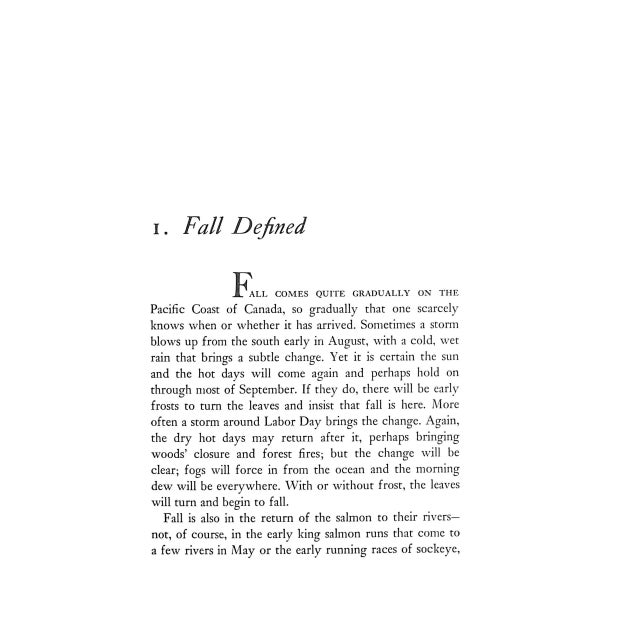 1960s "Fisherman's Fall" Book 1964 Haig-Brown, Roderick For Sale - Image 5 of 5