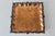 Vintage Ornate English Copper Pewter Square Engraved Platter Footed For Sale - Image 16 of 16
