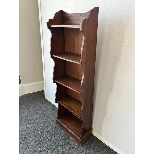 1920s Vintage 1920s English Oak Bookshelf For Sale - Image 5 of 8