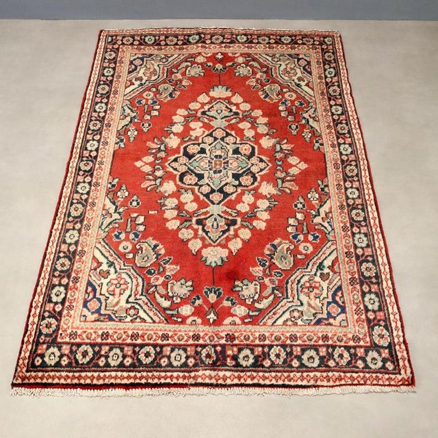 Middle Eastern Mahall Rug For Sale - Image 3 of 8