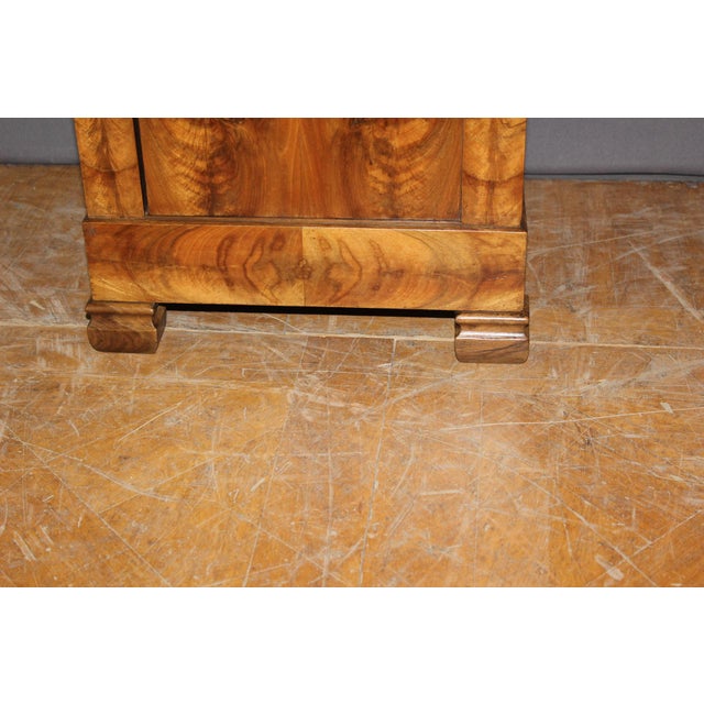 Antique Bedside Table in Walnut, 1800s For Sale - Image 10 of 13