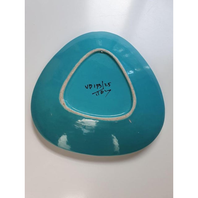 Mid-Century Black, Blue, Orange and Yellow Vetrata Vases and Bowls by Aldo Londi for Bitossi, Italy, Set of 16 For Sale - Image 13 of 18