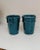A set of 6 handmade ceramic cups with a Berber design and bright colors painted by a Moroccan craftsman from Marrakech....