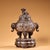 Chinese Chinese Bronze Tripod Censer With Mythical Beast Lid, Temple Size For Sale - Image 3 of 9