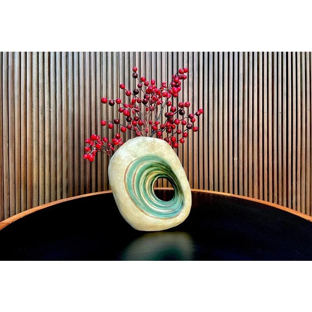 Sculptural Greek Studio Ceramic Art Vases by Nikos Dazelidis, 1960s, Set of 2 For Sale - Image 14 of 18