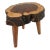 Vintage Live Edge Cedar Stool For Sale