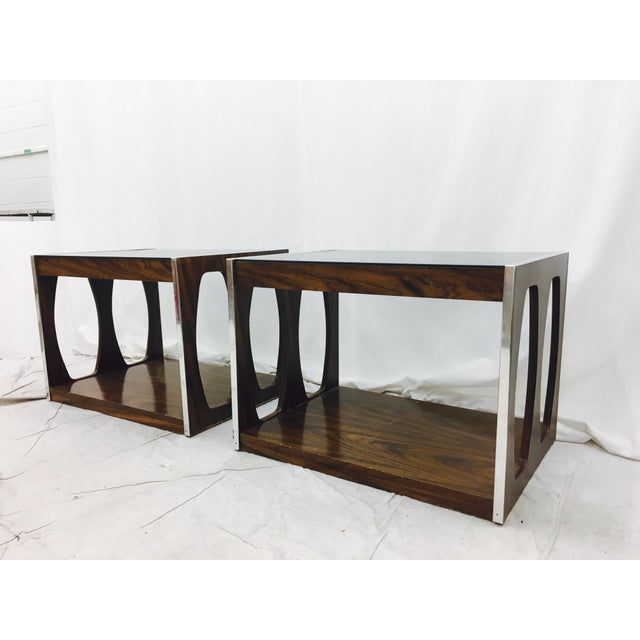 MidCentury Modern Side Tables A Pair Chairish