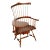 Frederick Duckloe Cherry Windsor Style Writing Armchair For Sale