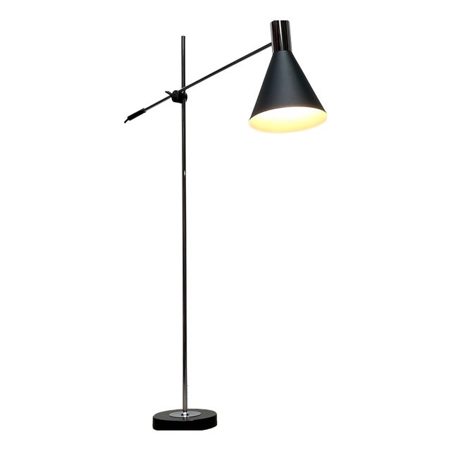 Mid-Century Modern German Minimalist Floor Lamp, 1960s For Sale