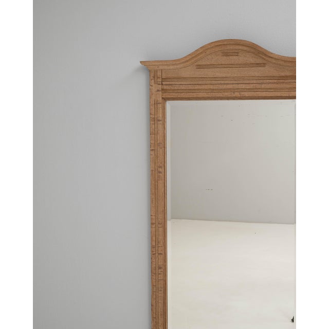 1910s Belgian Oak Mirror For Sale - Image 13 of 18