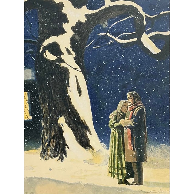 Late 20th Century Vintage 1978 Metropoilitan Opera “La Boheme” Lithograph For Sale - Image 5 of 12
