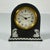 Ceramic 1989 Vintage English Neoclassical Chippendale Wedgwood Black Jasperware Desk Clock, Lord Wedgwood Signed For Sale - Image 7 of 16