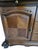 Vintage 1930s Country French Louis XV Quarter Sawn Oak China Cabinet Hutch For Sale - Image 9 of 12
