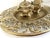 Metal Louis XV Style Napoleon III Double Inkwell on a Chiseled Gilt Bronze Tray For Sale - Image 7 of 11