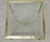 Late 20th Century Vintage French Directoire Maison Jansen Style Steel Brass Low Square Side Table For Sale - Image 5 of 17