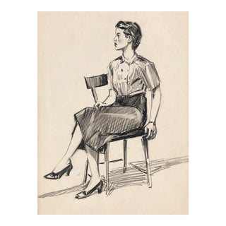 1930s Norman Kent Figure Drawing For Sale