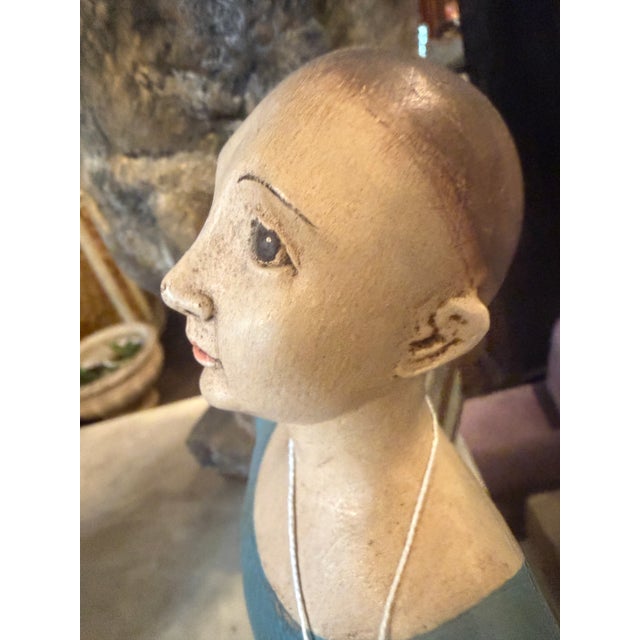 1950s Lacquered Wood Italian Articulated Mannequin For Sale - Image 14 of 17