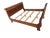 Traditional Cherry Finished King Size Sleigh Bed For Sale - Image 6 of 6