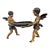 Art Nouveau Vintage French Cherub Bronze Centerpiece For Sale - Image 3 of 5