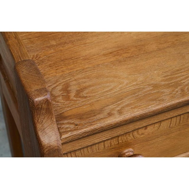 Brown Cabinet with Drawer in Oak from Kunstmeubelen De Puydt, Belgium, 1960s For Sale - Image 8 of 11