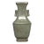 Antique Chinese Guan‑Style Crackle Glaze Square Vase, Double Ear Handles For Sale