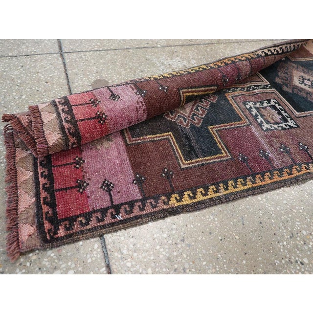 Galerie Shabab Collection Mid-20th Century Turkish Anatolian Long Runner For Sale - Image 10 of 10